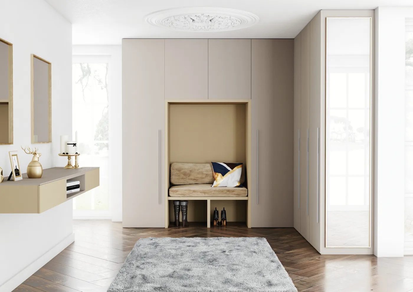 Entrée, cellier et buanderie