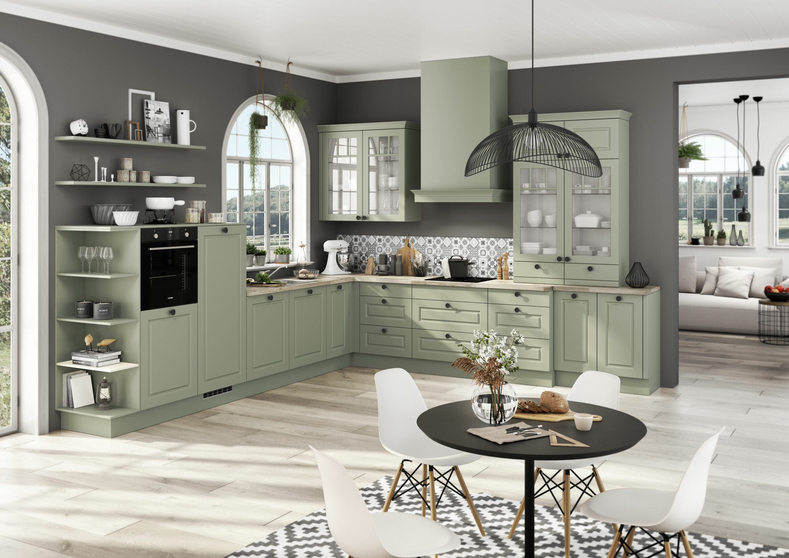 Venidom Cuisine Ouverte Verte