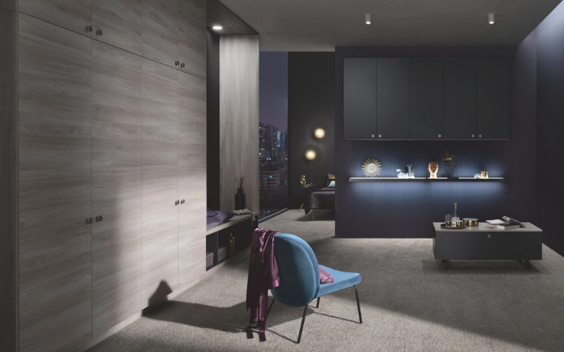 Dressing sur mesure design avec éclairage intégré